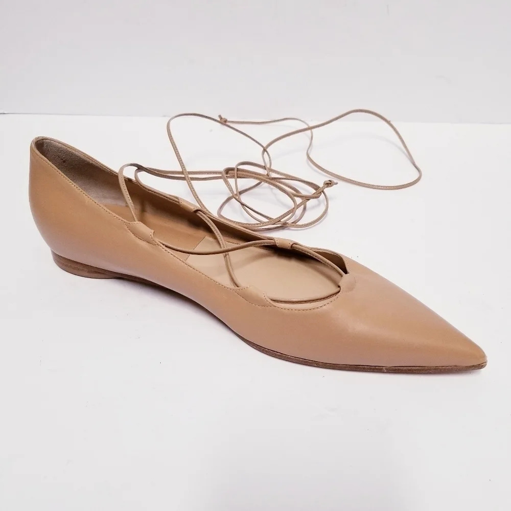 Michael‎ Kors Collection Kallie Leather Lace up flat